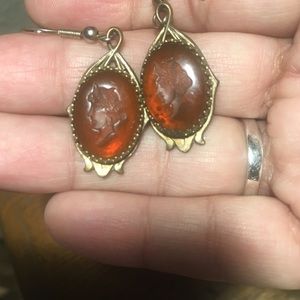 Cameo earrings Victorian